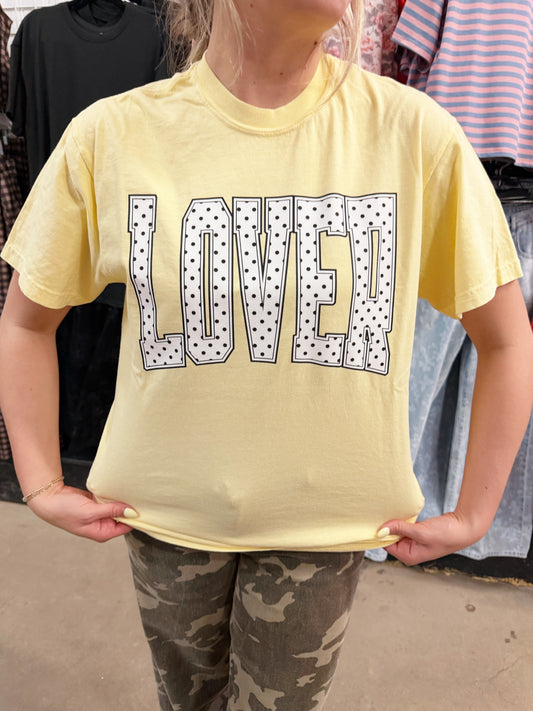 Yellow LOVER Graphic