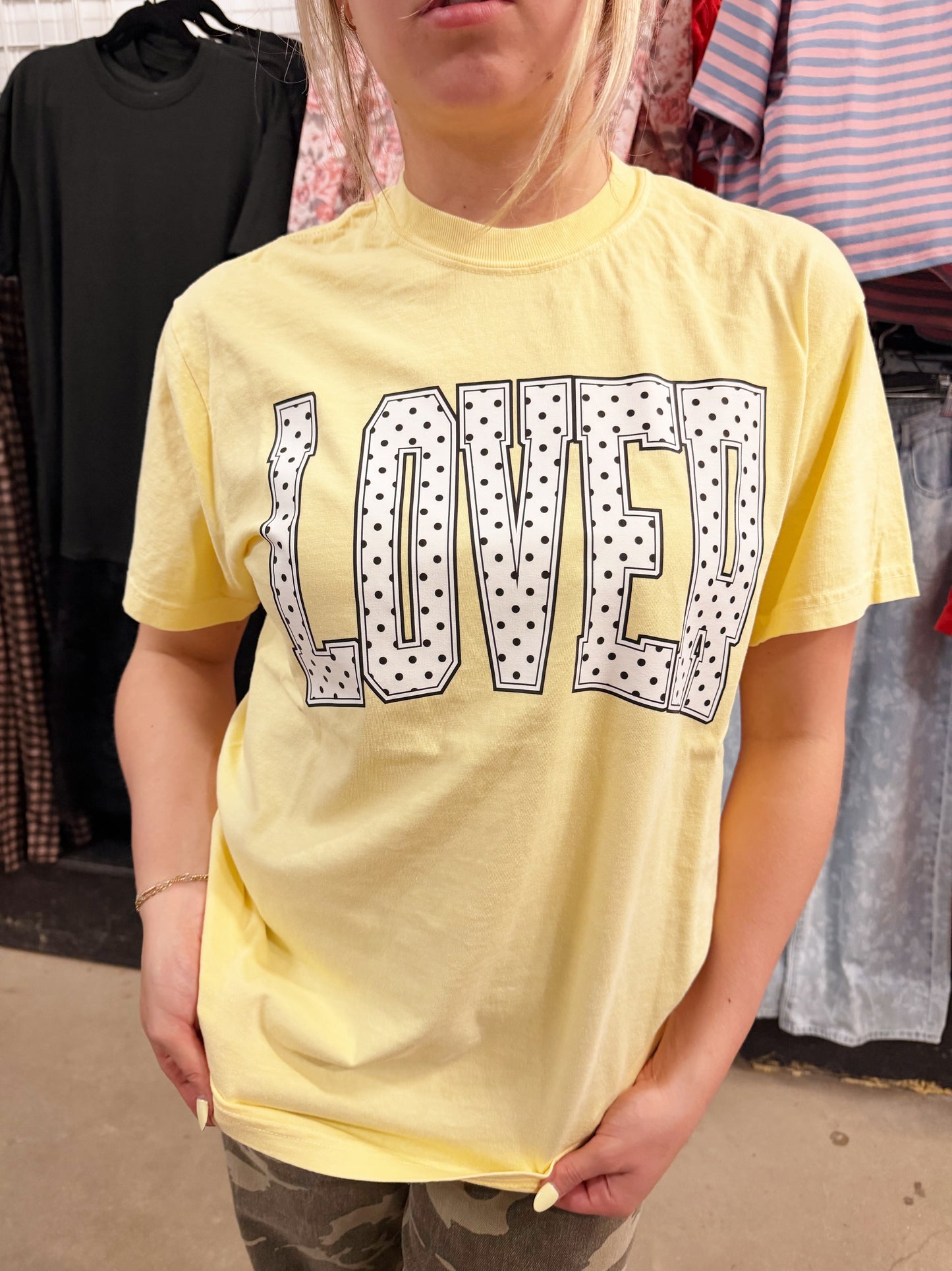 Yellow LOVER Graphic