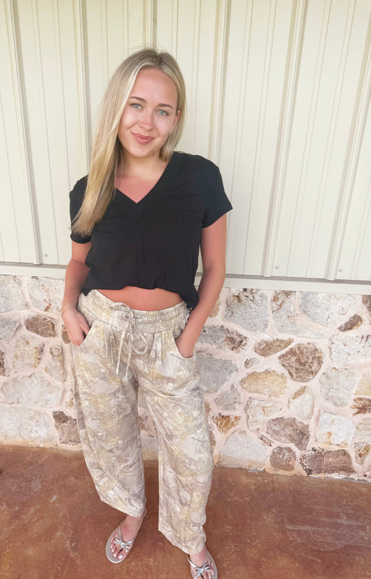 Camo Barrel Pant
